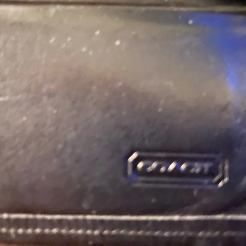 Coach Black Leather Men's wallet